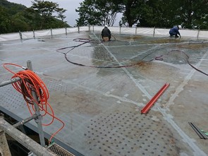 屋根面ぎょう鉄状況