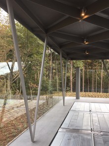 V型柱、屋根架構